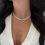 Classic Half Tennis Necklace (0.25ct) - Image 3