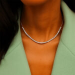 Classic Half Tennis Necklace (0.15ct) - Image 2