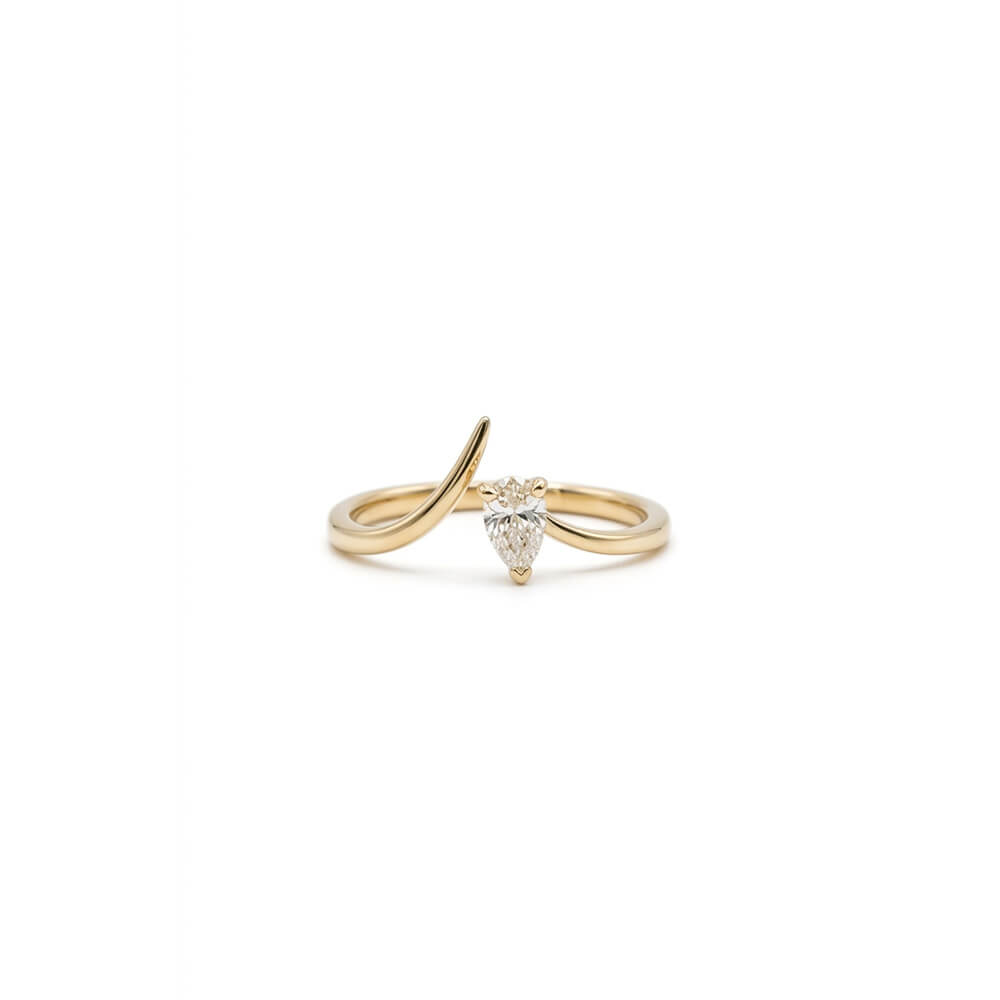 Pear-twisted-ring Twisted ring (pear) - Image 1