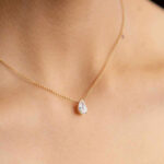Pear diamond necklace - Image 2